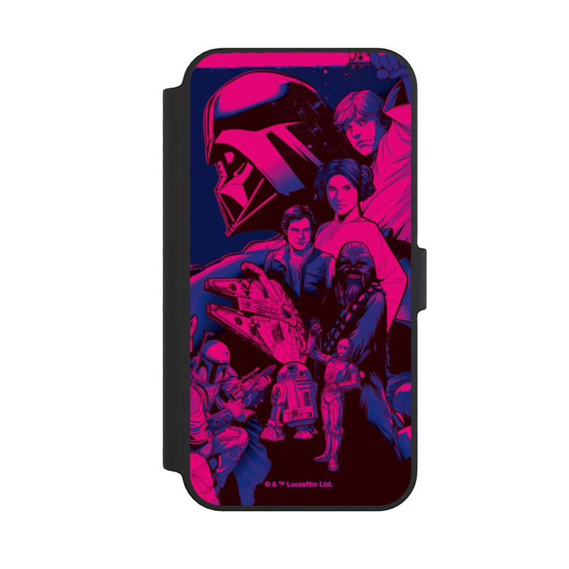 iPhone 14 Pro Max NIVOflip StarWars Charaktere - Ultraviolet