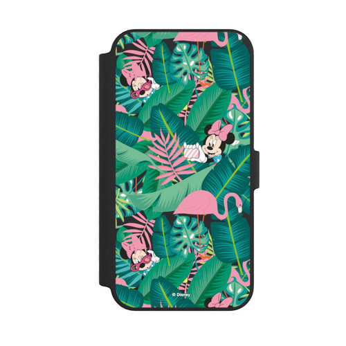 Apple iPhone 14 Pro Max NIVOflip Minnie Été Feuilles de Palmier sans Fond