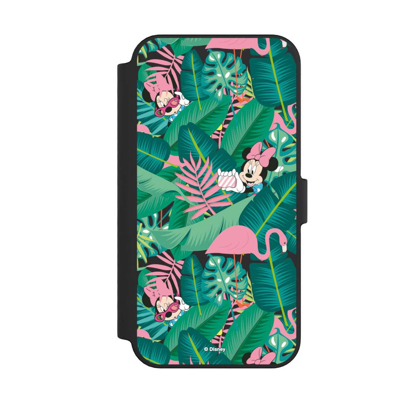 iPhone 14 Pro Max NIVOflip Minnie Été Feuilles de Palmier sans Fond