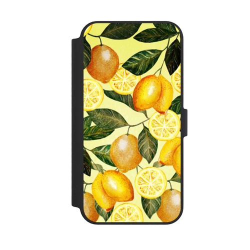 Apple iPhone 14 Pro Max NIVOflip Gelber Sommer mit Zitronen