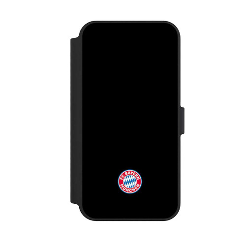 Apple iPhone 14 Pro Max NIVOflip Logo FCB Classique Petit - Coloré sur Fond Noir