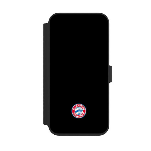 Apple iPhone 14 Pro Max NIVOflip Klassisches FCB Logo Klein - Bunt auf Schwarz