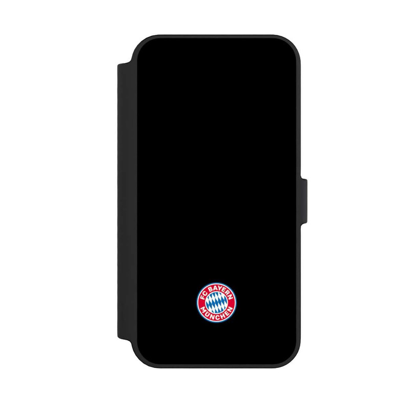 iPhone 14 Pro Max NIVOflip Logo FCB Classique Petit - Coloré sur Fond Noir