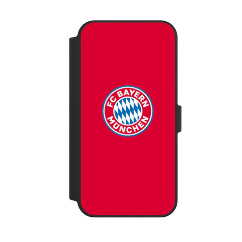 Apple iPhone 14 Pro Max NIVOflip FCB Logo sur fond rouge