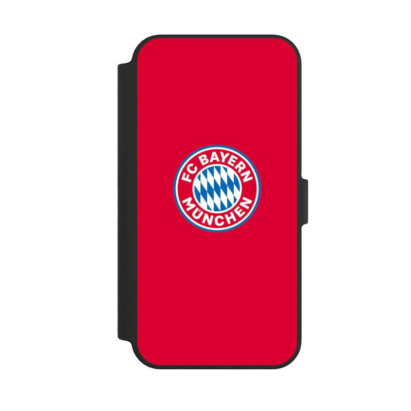 iPhone 14 Pro Max NIVOflip FCB Logo sur fond rouge