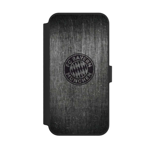 Apple iPhone 14 Pro Max NIVOflip Metalllook FCB Logo einfarbig