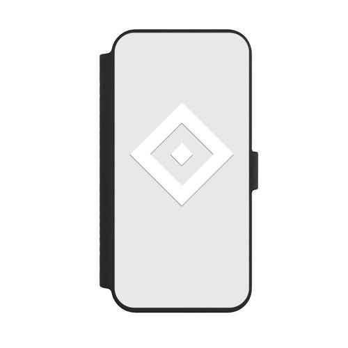 Apple iPhone 14 Pro Max NIVOflip Rauten Logo auf HSV Grau