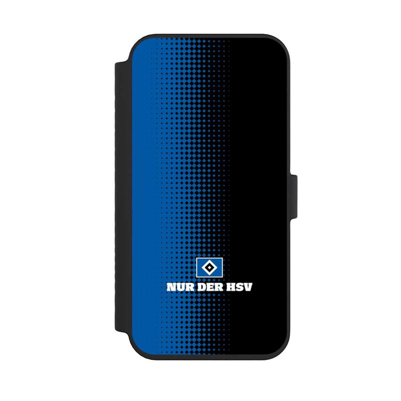 iPhone 14 Pro Max NIVOflip Nur der HSV - Rautenraster Schwarz