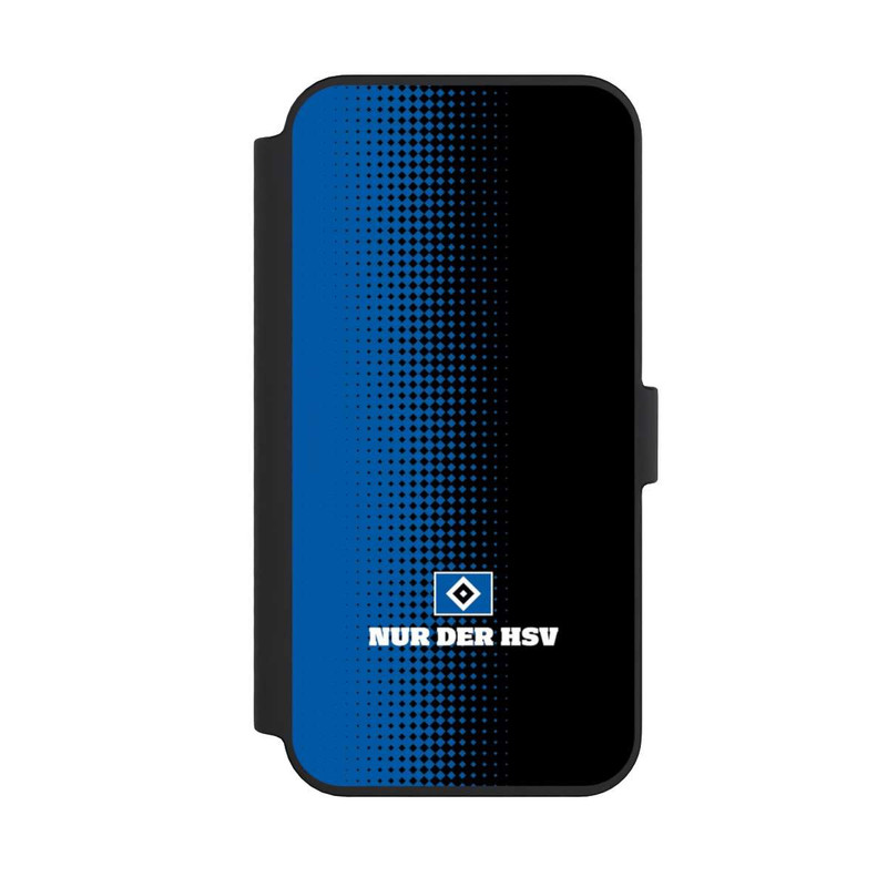 iPhone 14 Pro Max NIVOflip Nur der HSV - Rautenraster Schwarz
