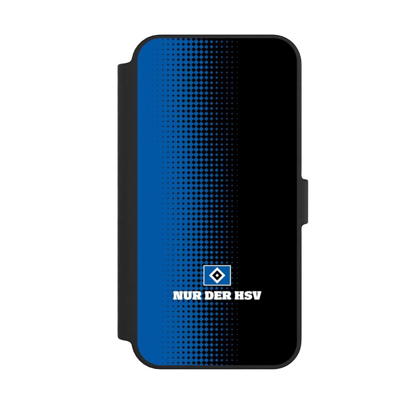 iPhone 14 Pro Max NIVOflip Nur der HSV - Rautenraster Schwarz