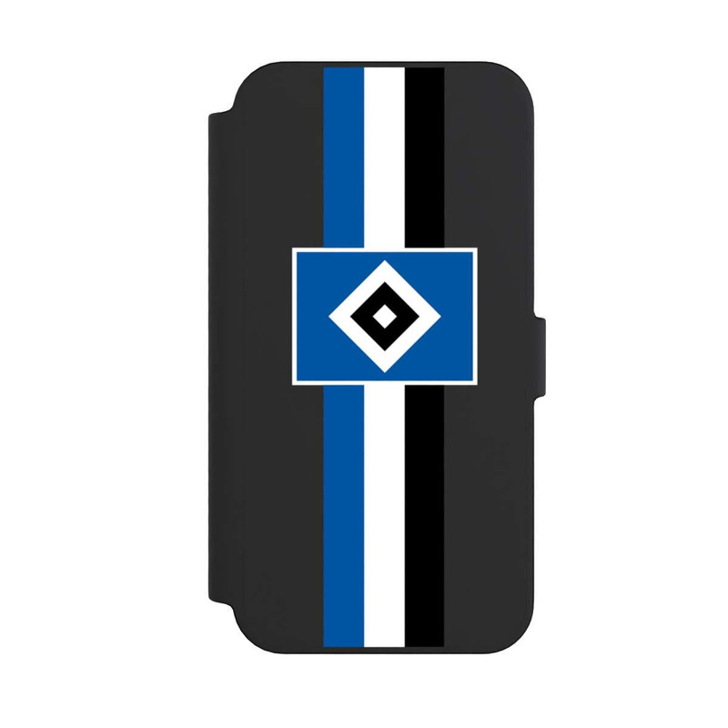 iPhone 14 Pro Max NIVOflip HSV Streifen - Blau-Weiß-Schwarz - ohne Hintergrund