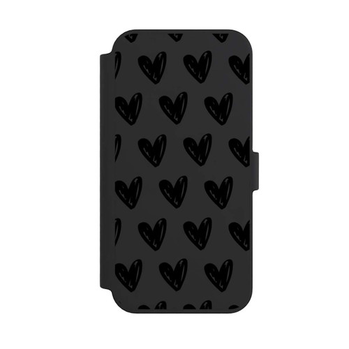 Apple iPhone 14 Pro Max NIVOflip Herzen Schwarz ohne Hintergrund