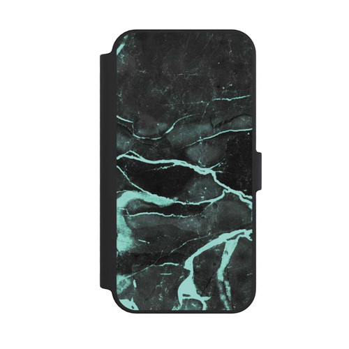 Apple iPhone 14 Pro Max NIVOflip Grauer und blauer Marmor