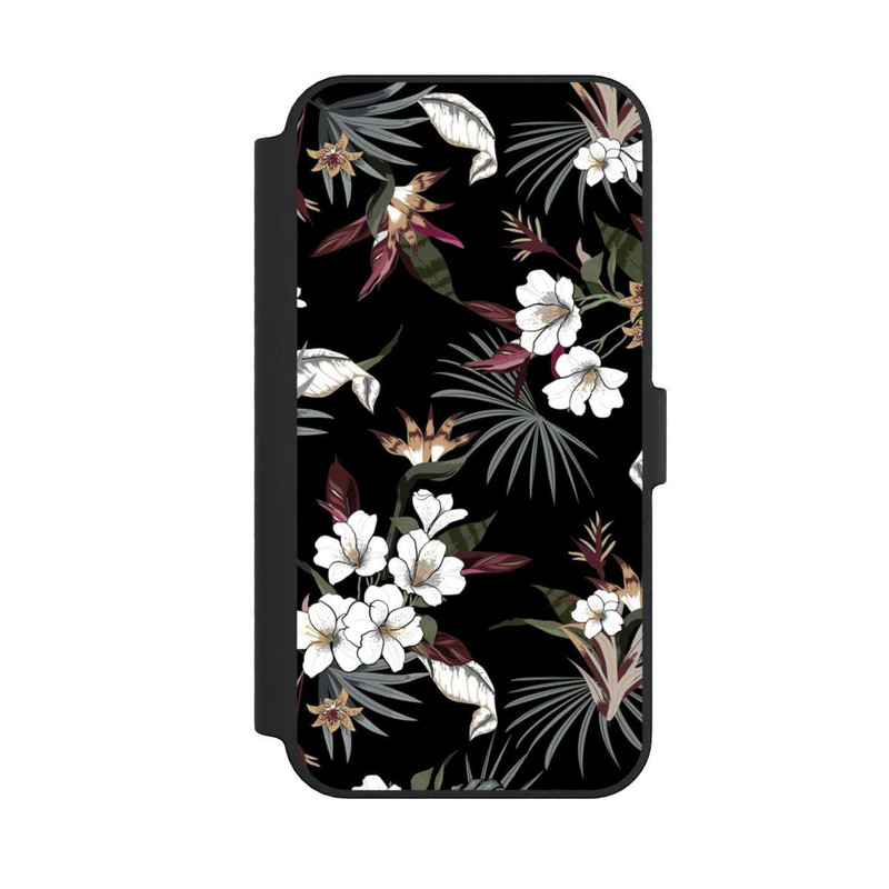 iPhone 14 Pro Max NIVOflip Flowers Black