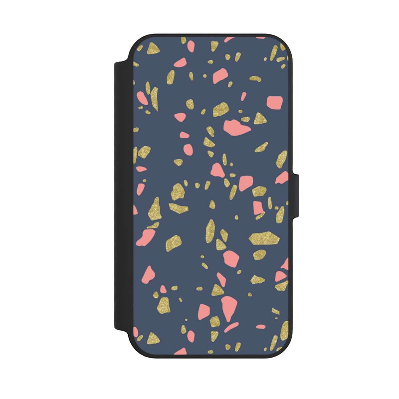 iPhone 14 Pro Max NIVOflip Terazzo Gold-Optik