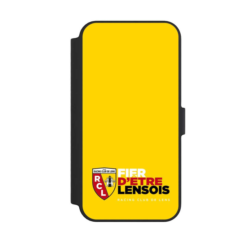 iPhone 14 Pro Max NIVOflip Fond Logo RCL Jaune