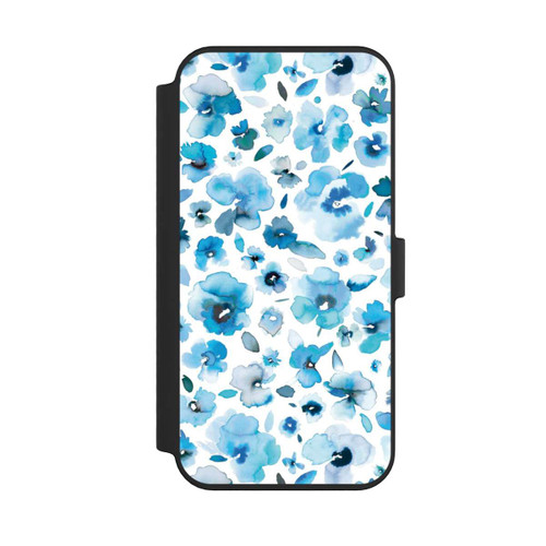 Apple iPhone 14 Pro Max NIVOflip Blaue tropische Blumen