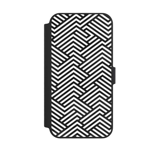 Apple iPhone 14 Pro Max NIVOflip Schwarz und Weiß ZigZag