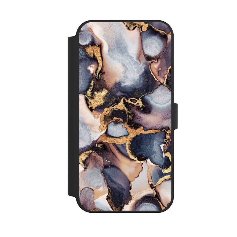 iPhone 14 Pro Max NIVOflip Impression Dreamy Ink Gris Or