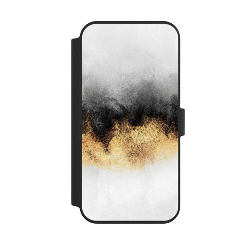 Apple iPhone 14 Pro Max NIVOflip Grauer Himmelstaub Golddruck