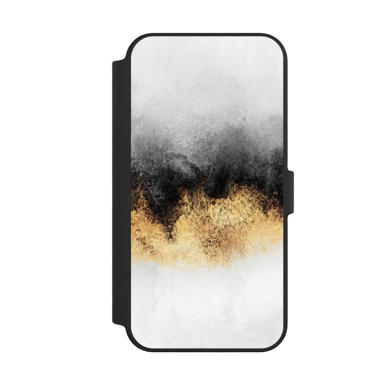 iPhone 14 Pro Max NIVOflip Gris Ciel Poussière Or Imprimé