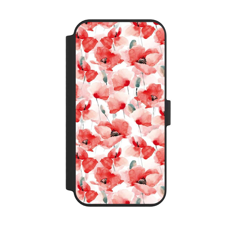 iPhone 14 Pro Max NIVOflip Mohnblumen Muster