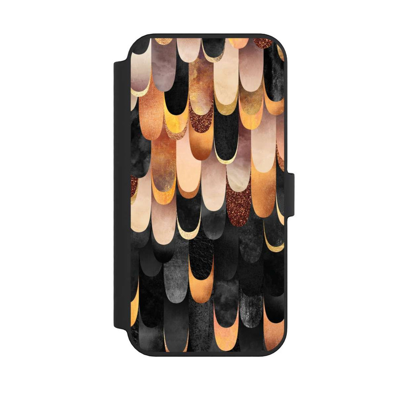iPhone 14 Pro Max NIVOflip Gefiedertes Kupfer und Schwarz