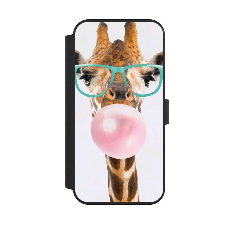 iPhone 14 Pro Max NIVOflip Giraffe mit Kaugummi