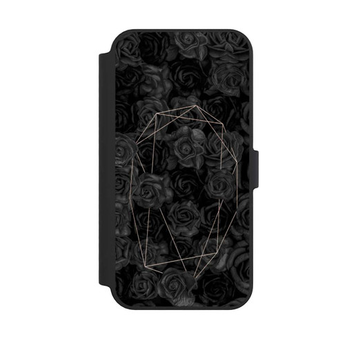 Apple iPhone 14 Pro Max NIVOflip Schwarze Rosen