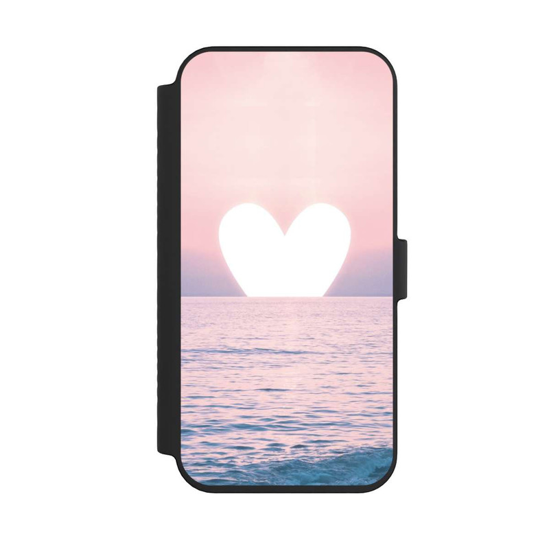 iPhone 14 Pro Max NIVOflip Herz-Sonnenuntergang