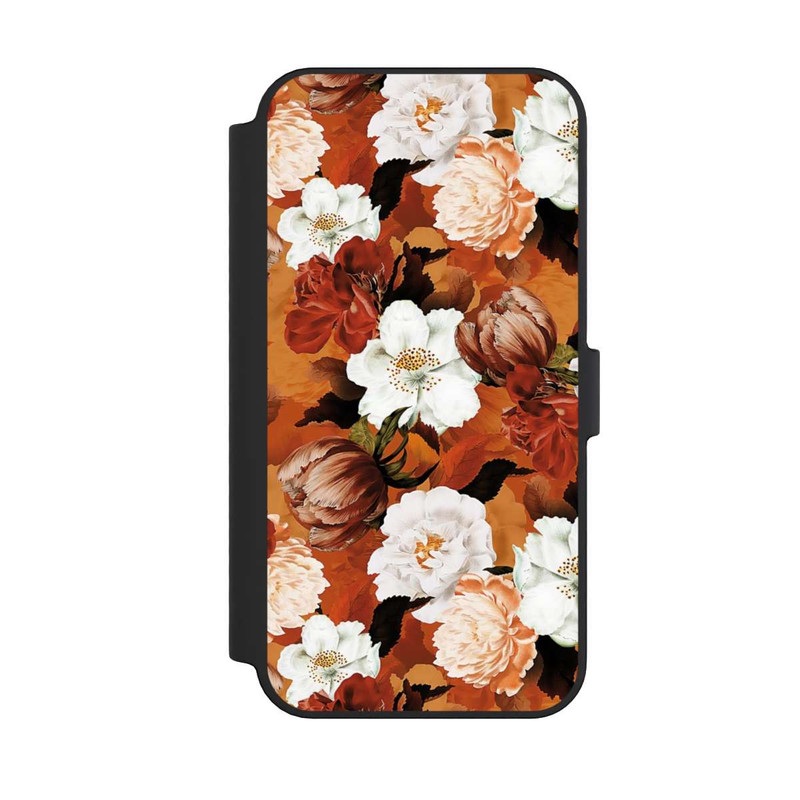 iPhone 14 Pro Max NIVOflip Pivoines et Roses Vintage