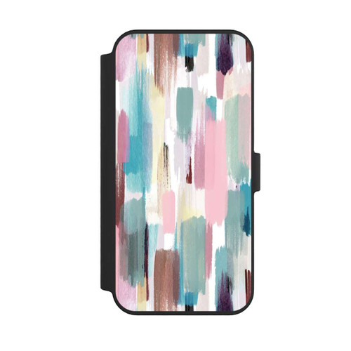 Apple iPhone 14 Pro Max NIVOflip Abstrakte Pinselstriche in Pastelltönen