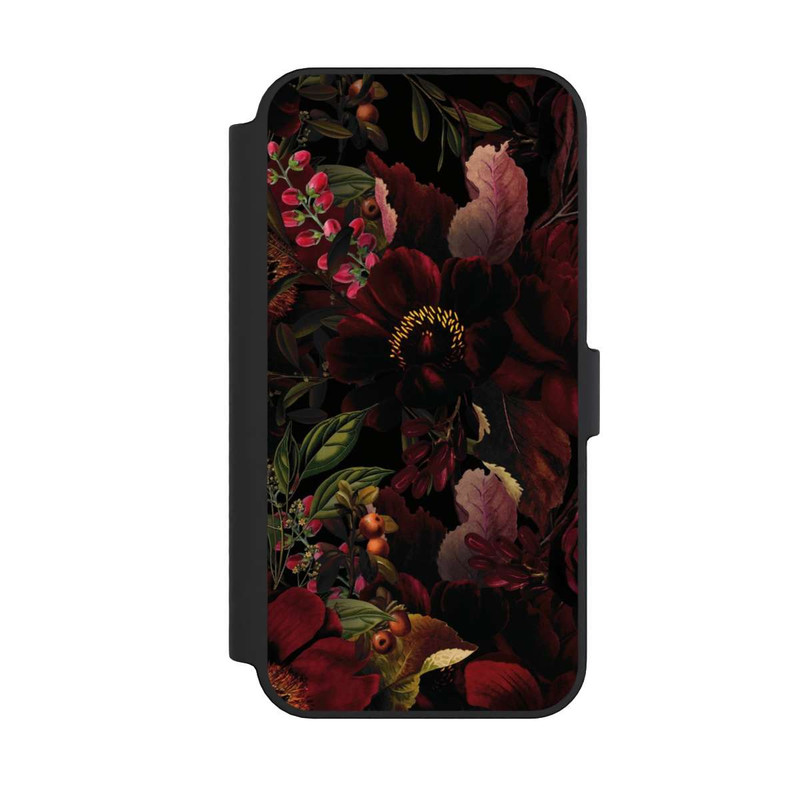 iPhone 14 Pro Max NIVOflip Champ de Fleurs Foncé