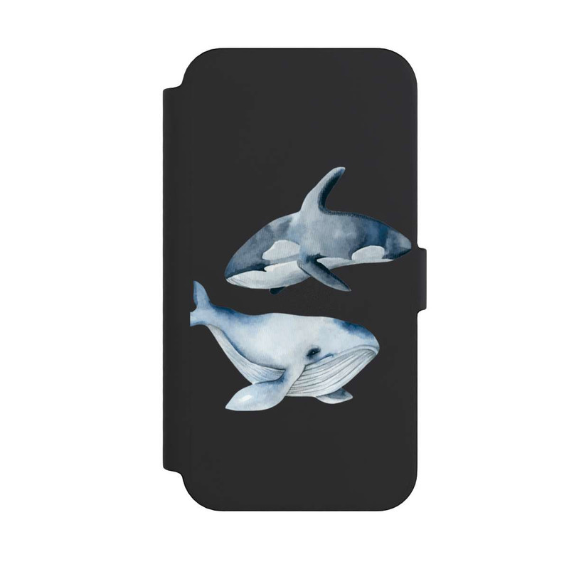 iPhone 14 Pro Max NIVOflip Baleines transparentes
