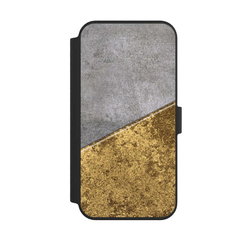 iPhone 14 Pro Max NIVOflip Beton und Goldlook