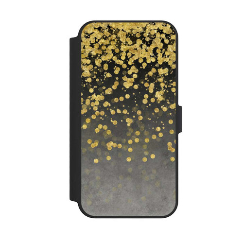 Apple iPhone 14 Pro Max NIVOflip glänzender Goldregen