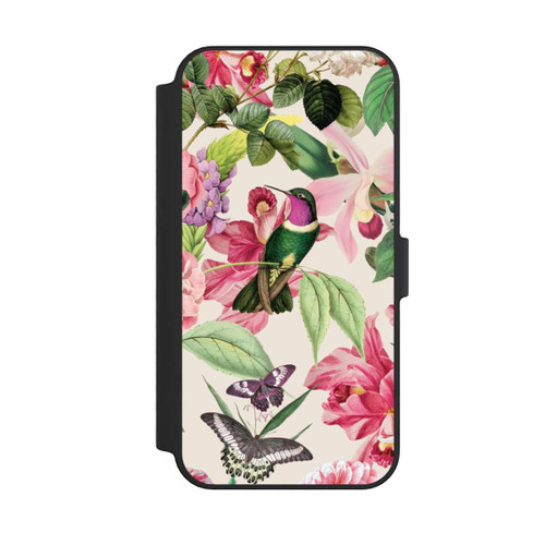 Apple iPhone 14 Pro Max NIVOflip Kolibris und Rosen Muster