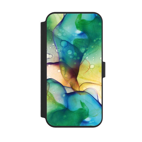 Apple iPhone 14 Pro Max NIVOflip Flüssige Kunst grüne Wiese
