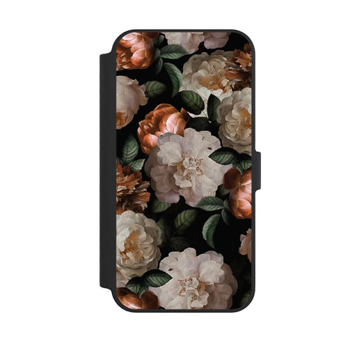 Apple iPhone 14 Pro Max NIVOflip Tapete mit Kupferrosen