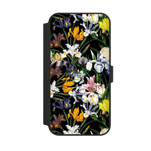Apple iPhone 14 Pro Max NIVOflip Dunkle Wildblumentapete