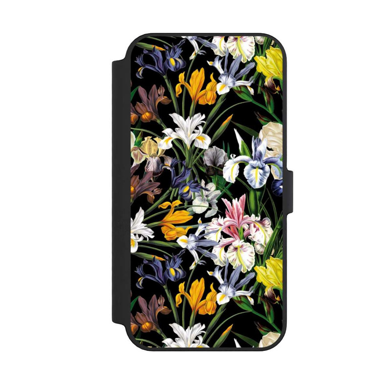 iPhone 14 Pro Max NIVOflip Fond d'écran de fleurs sauvages sombres