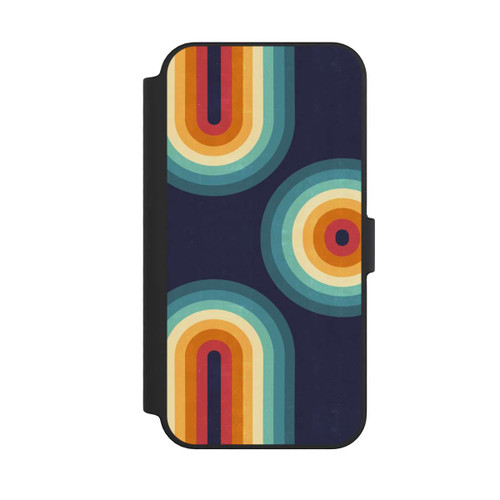 Apple iPhone 14 Pro Max NIVOflip Double Rainbow on Blue