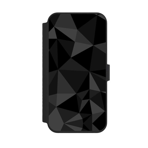 Apple iPhone 14 Pro Max NIVOflip Polygon Pattern Black