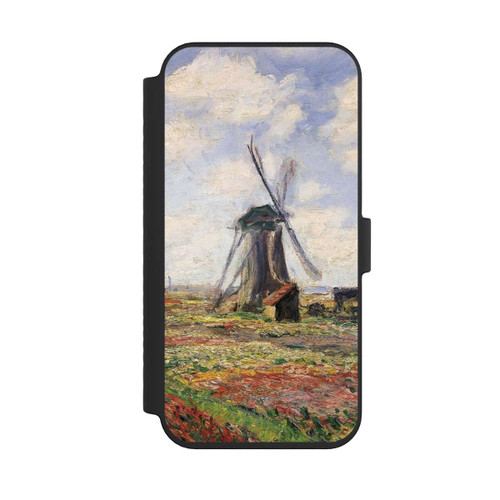 Apple iPhone 14 Pro Max NIVOflip Tulip Fields with the Rijnsburg Windmil by Claude Monet