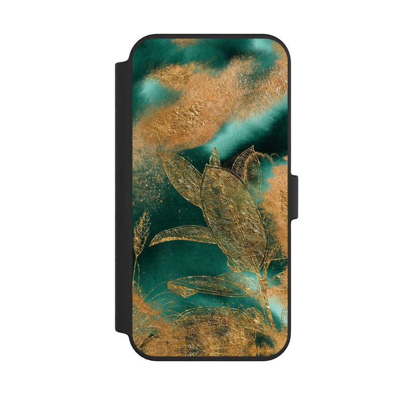 iPhone 14 Pro Max NIVOflip Gold und Grün Natur