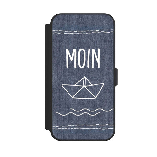 Apple iPhone 14 Pro Max NIVOflip Moin Schiff Denim