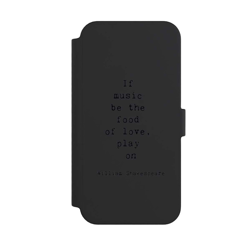 iPhone 14 Pro Max NIVOflip Shakespeare Music Food Transparent