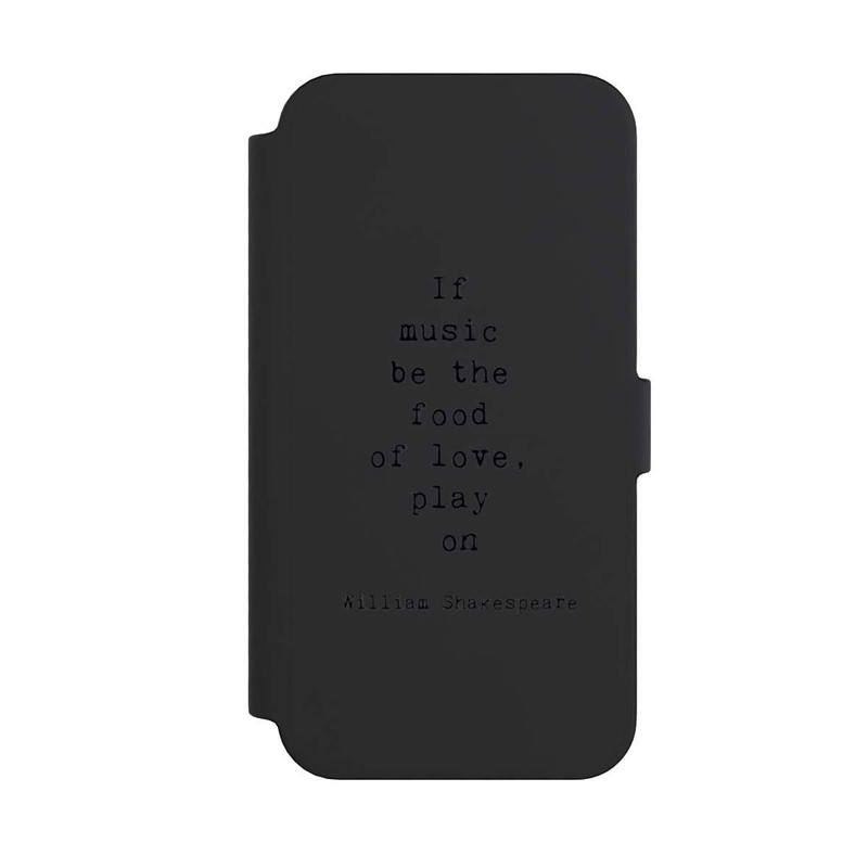 iPhone 14 Pro Max NIVOflip Shakespeare Music Food Transparent