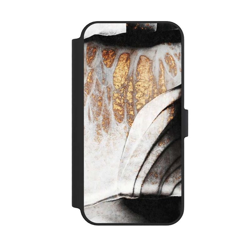 iPhone 14 Pro Max NIVOflip Veines noires et dorées