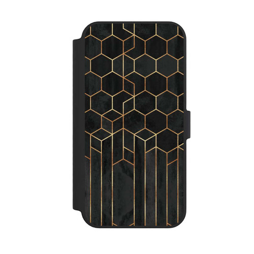 Apple iPhone 14 Pro Max NIVOflip Black Hexagons